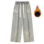 Джинсы унисекс dnnnnx, Синий - фото 41