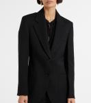 Однобортный блейзер Victoria Beckham, черный - фото 6
