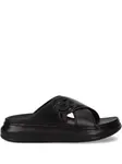 Шлепанцы с логотипом KARL LAGERFELD, черный - фото