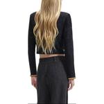 Self-portrait Женская куртка-селфи Jacket Mixed Black, Mixed Black - фото 5