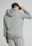 Толстовка Puma ESS LOGO FULL HOODIE, Medium Gray Heather/Grey - фото