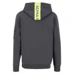 Худи Alpha Industries Red Stripe, серый - фото 2