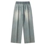 Джинсы унисекс dnnnnx, Светло-синий - фото 29