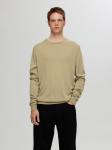 Свитер SELECTED HOMME Sweater SLHTray, хаки - фото 2
