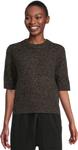 Свитер Lilla P Short Sleeve Marled Pullover, Black Marl - фото