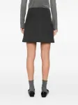 Мини-юбка А-силуэта Alpha Tauri, серый - фото 4