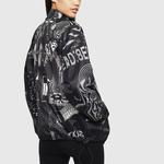 DIESEL Куртка унисекс черная, Black - фото 7