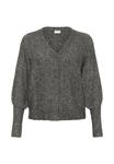 Кардиган Kaffe Curve Cardigan, Dark Grey Melange/Dark Grey - фото 4
