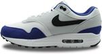 Мужские кроссовки Nike Air Max 1, White Black Deep Royal Blue - фото 2