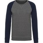 Толстовка с круглым вырезом Kariban bicolore Raglan - фото 2