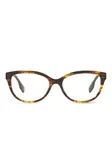 Очки Esme top-check Burberry Eyewear, коричневый - фото