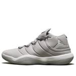 Кроссовки супер муха Air Jordan, серый - фото