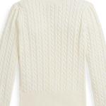 Детский свитер Polo Ralph Lauren, белый - фото 5