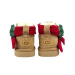 Ботинки Ugg Women's Classic Ultra Mini, каштановый/Рождественская елка 3/box - фото 6