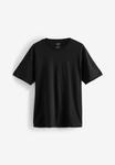Простая футболка 4 PACK REGULAR FIT Next, черный - фото 2