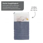 Коврик для ванной Sleepling, темно-синий - фото 2