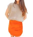 Мини-юбка Arya цвета меди DELUC, цвет copper - фото