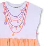 Платье Billieblush U21838 с коротким рукавом, белый - фото 3