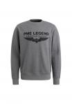 Толстовка PME Legend AMERICAN LOGO, Grey Melee/Grey - фото 5