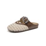 Закрытые тапочки для женщин FIVE PLUS, коричневый - фото 3