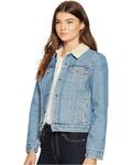 Куртка Levi's Womens Original Sherpa Trucker, цвет Divided Blue - фото 2