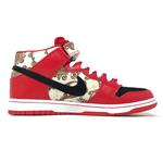 Кроссовки sb dunk mid Nike, белый - фото 2