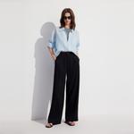 ELLE Рубашка Women's Blue Lapel Moderate - фото 3