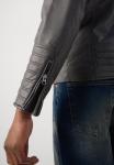 Куртка INDICODE JEANS Faux leather jacket, Dark Grey - фото 8