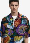Рубашка SHORT-SLEEVE WITH FRUITS Desigual, черный - фото 4