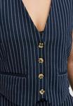 Жилет KATE PINSTRIPED ICHI, синий - фото 5