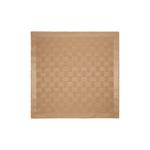 GUCCI Джаккардовая шаль с бахромой, Camel - фото