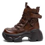 Ботильоны женские Mata, коричневый - фото