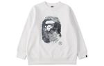 Детская толстовка A BATHING APE, белая - фото 4