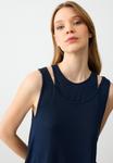Топ Jimmy Key LAYERED SLEEVELESS, Dark Blue - фото 4