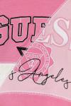 Детская хлопковая толстовка Guess, розовый - фото 3