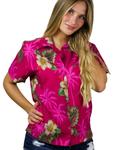 Блуза King Kameha Small Flower, Magenta - фото