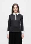 Топ Marc Cain Long sleeved top, Midnight Blue/Dark Blue - фото
