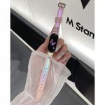 MSSM Часы Watch Band Xiaomi Compatibility Leather, Shimmering Silver - фото 6