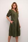 Мини платье CULTURE, Olive - фото 2