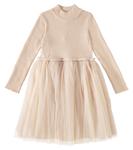 Платье из тюля Lotus с добавлением шерсти Donsje, Light Coral - фото