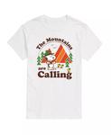 Мужская футболка Peanuts Mountains Calling AIRWAVES, белый - фото