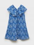 Детское платье Lidia Abstract Mango, Medium Blue - фото 2
