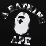 Футболка с длинным рукавом с логотипом A BATHING APE, черный - фото 4