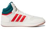 Кроссовки hoops 3.0 mid 'white vivid red' Adidas, белый - фото 2