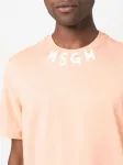 Футболка с логотипом MSGM, оранжевый - фото 5