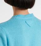 Кашемировый топ Prada, синий - фото 5