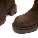 Ботильоны из замши Bogun Rick Owens, Dark Dust - фото 4