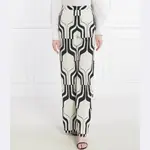 Расклешенные брюки по фигуре Marella, экрю - фото 2