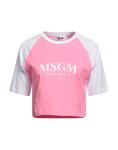 Кроп-топ Msgm, розовый - фото