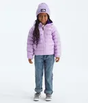Детская двусторонняя куртка Perrito с капюшоном The North Face, Lite Lilac - фото 3